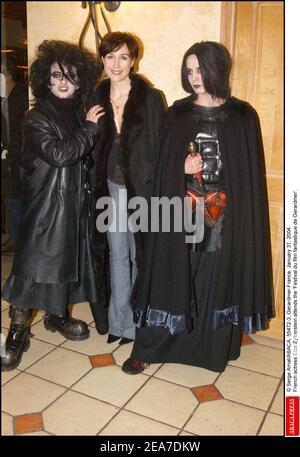 © Serge Arnal/ABACA. 55472-3. Gerardmer-France. 31 janvier 2004. L'actrice française Elsa Zylberstein participe au 'Festival du film fantastique de Gerardmer'. Banque D'Images