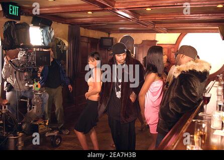 Lil' Flip sur l'ensemble de la musique jeu vidéo sur Los Angeles-CA, 18 février 2004 (en photo: Li Flip) photo par Jason Merritt/ABACA Banque D'Images