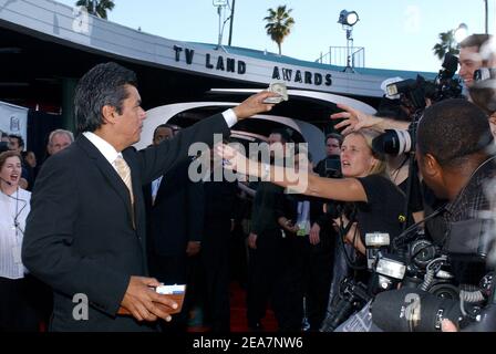 © Lionel Hahn/ABACA. 56949-38. Los Angeles-CA-USA. 8 mars 2004. George Lopez assiste au 2e Prix TV annuel au Palladium d'Hollywood. Banque D'Images