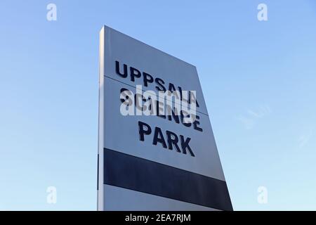 UPPSALA, SUÈDE- 11 AOÛT 2020: Parc scientifique d'Uppsala à Uppsala. Banque D'Images