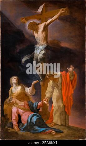 Francesco Trevisani, la Crucifixion, peinture, 1715-1720 Banque D'Images