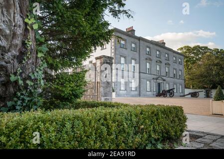 Oldbridge House au centre d'accueil de la bataille de Boyne dans le comté de Meath, en Irlande. Banque D'Images