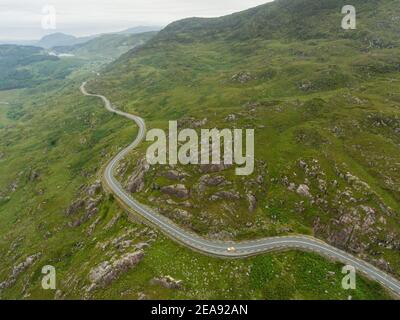 Moll's Gap le long de l'anneau de Kerry, comté de Kerry, Irlande. Banque D'Images