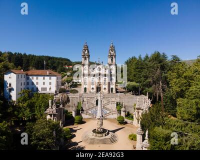 Santuário de Nossa Senhora dos Remedios à Lamego, Portugal Banque D'Images