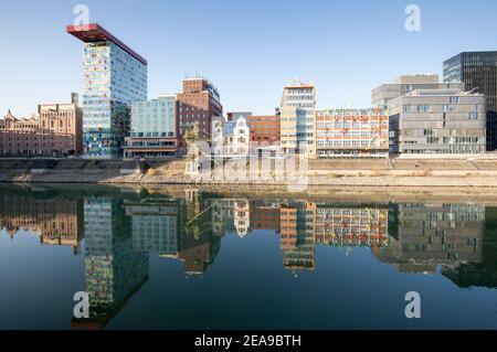 Colorium, Medienhafen, Düsseldorf Banque D'Images