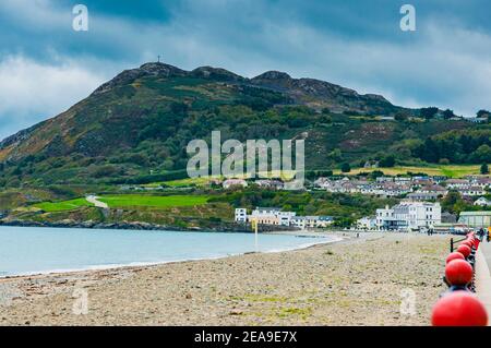 Bray Head - Ceann Bhré, est une colline et un promontoire de 241 m situé dans le nord du comté de Wicklow, en Irlande, entre les villes de Bray et Greystones. Il forme p Banque D'Images