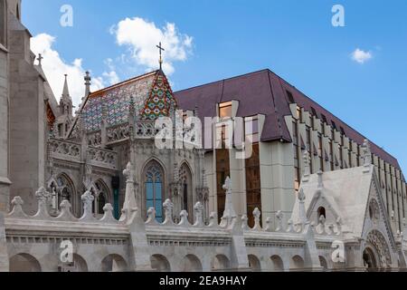 Village de pêcheurs à Budapest (Hongrie) Banque D'Images