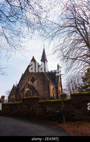 Ancienne église de Luss, les Highlands, Écosse Banque D'Images