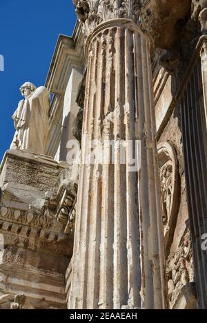 Arc de Constantino ou Arco di Constantino à Rome, Italie Banque D'Images