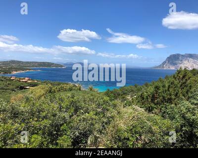 Capo Coda Cavallo, Spiaggia di Capo Coda Cavallo, mer, baie, plage, nature, Sardaigne, Italie Banque D'Images