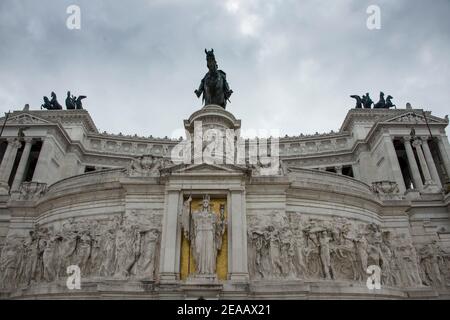 Monumento Vittorio Emanuele II, Rome Banque D'Images