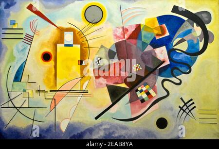 Wassily Kandinsky : Yellow-Red-Blue (1925) Banque D'Images