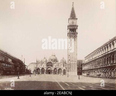 Naya, Carlo (1816-1882) - n. 048 - Venise - Piazza S. Marco. Banque D'Images