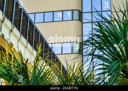 Le conseil scolaire de l'édifice administratif de Miami-Dade, au centre-ville de Miami, en Floride. Banque D'Images