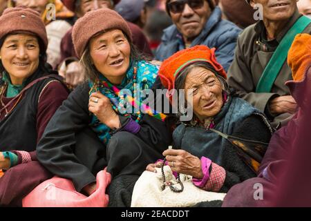 Le monastère Sani Gompa, festival de masques Banque D'Images