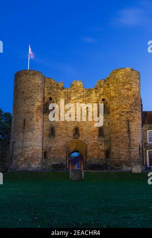 Angleterre, Kent, Tonbridge, Tonnbridge Castle Gatehouse Banque D'Images