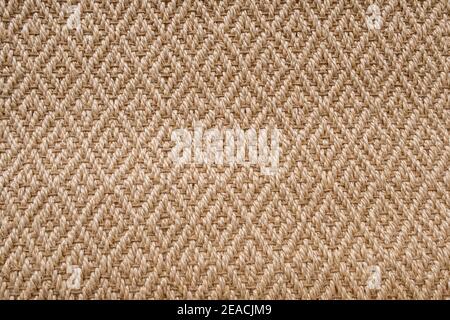 Tapis en sisal naturel,surface texture background. Banque D'Images