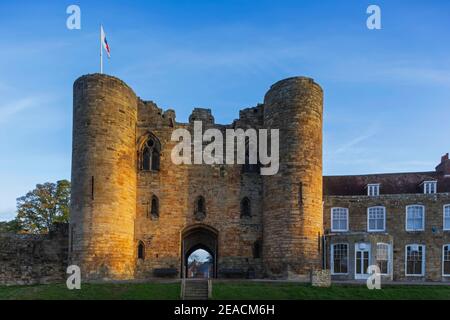 Angleterre, Kent, Tonbridge, Tonnbridge Castle Gatehouse Banque D'Images