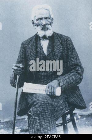 Nicolaas Waterboer - leader Griqua et homme politique de la colonie du Cap. Banque D'Images