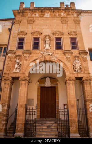 Chiesa di Maria Santissima della Catena, église, Cefalu, Sicile, Italie Banque D'Images