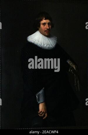 Nicolaes Eliasz. Pickenoy - Portrait d'un homme Banque D'Images