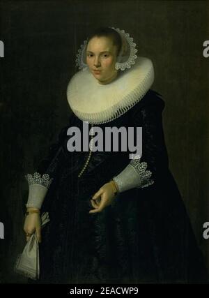 Nicolaes Eliasz. Pickenoy - Portrait d'une Dame Banque D'Images