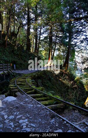 (Jianqing Huaigu Trai) à l'aire de loisirs forestière nationale de Taipingshan à Yilan, Taïwan Banque D'Images