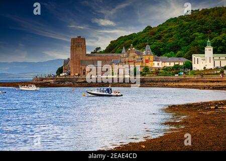 Oban Bay, porte d'entrée des îles et de la capitale des fruits de mer d'Écosse, Oban, Argyll et Bute, Écosse Banque D'Images