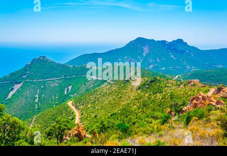 Esterel massif en France Banque D'Images