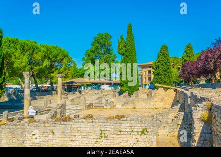 Ruines gallo-romaines à Vaison-la-Romaine en France Banque D'Images