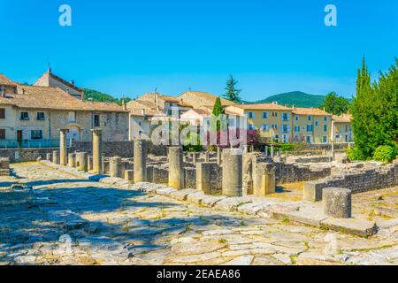 Ruines gallo-romaines à Vaison-la-Romaine en France Banque D'Images