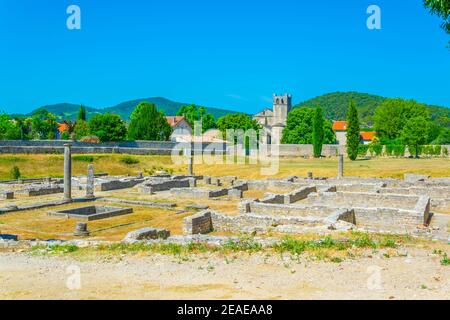 Ruines gallo-romaines à Vaison-la-Romaine en France Banque D'Images