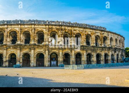 Arènes de Nîmes, France Banque D'Images