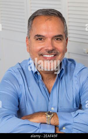 Confident Businessman Looking at Camera, Portrait, USA Banque D'Images