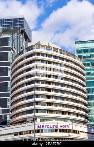 Mercure Liverpool Atlantic Tower Hotel, 4 étoiles, Centre ville, Chapel Street, Angleterre Banque D'Images