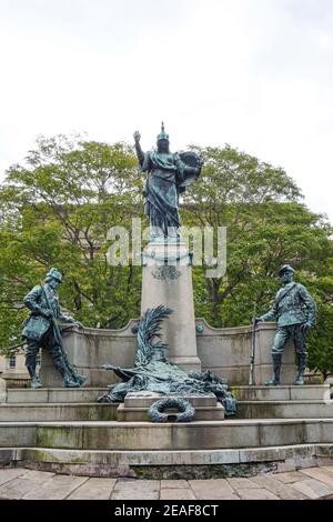 Monument au Kings Liverpool Regiment, St John's Garden St George's Hall, Liverpool Park, Angleterre, Royaume-Uni Banque D'Images