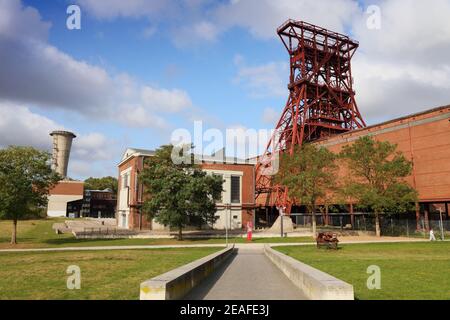 Gelsenkirchen, Allemagne. Patrimoine industriel de la région de la Ruhr. Zeche consolidation - ancienne mine de charbon. Banque D'Images