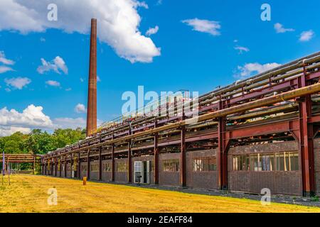 Bâtiment Kokerei à l'intérieur du complexe industriel Zollverein à Essen, en Allemagne Banque D'Images