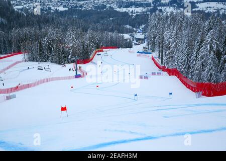 Vertigine, Cortina (BL), Italie, 09 févr. 2021, 2021 FIS CHAMPIONNATS DU MONDE DE SKI ALPIN, SG FEMMES Cortina d'Ampezzo, Vénétie, Italie 2021-02-09 - Mardi exposition d'images: Course annulée - pendant 2021 FIS Championnats du monde DE SKI alpin - Super géant - femmes, course de ski alpin - photo Sergio Bisi / LM Banque D'Images