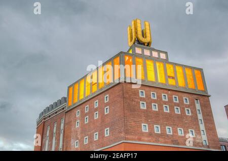 Vue sur la Tour U de Dortmund, Allemagne Banque D'Images