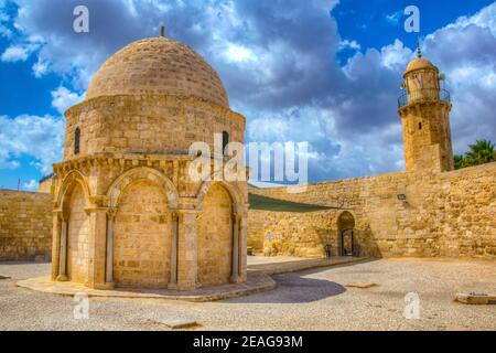 Chapelle de l'Ascension à Jérusalem, Israël Banque D'Images