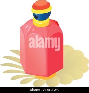 Symbole parfum de luxe. Illustration isométrique de l'icône de vecteur de parfum de luxe pour le Web Illustration de Vecteur