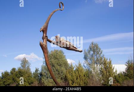 Sculpterra Winery sculptures Banque D'Images