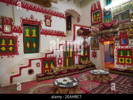 Décoration traditionnelle berbère dans la vieille ville, Tripolitaine, Ghadames, Libye Banque D'Images