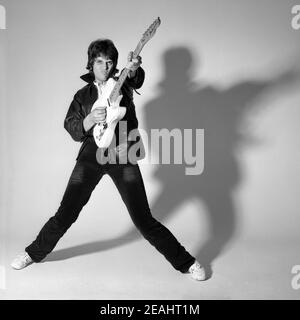 Trevor Rabin guitariste, auteur-compositeur-interprète et compositeur 1978 Royaume-Uni Banque D'Images