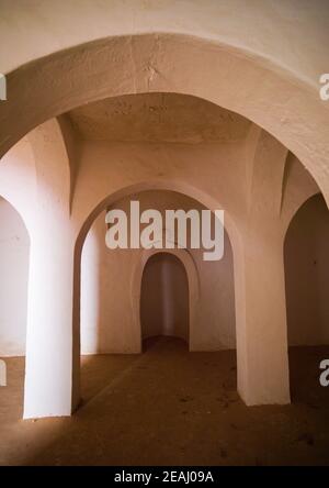 Arches dans une ancienne mosquée, Tripolitaine, Ghadames, Libye Banque D'Images