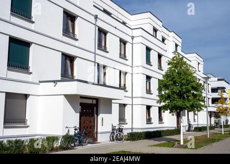 Maison moderne multi-famille vue à Berlin Banque D'Images