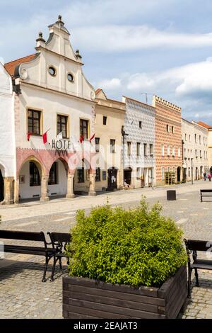 La ville d'Olad Slavonice en République tchèque Banque D'Images