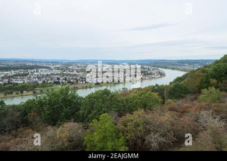 Allemagne, Rhénanie-Palatinat - Vallée du Rhin à Koblenz Banque D'Images