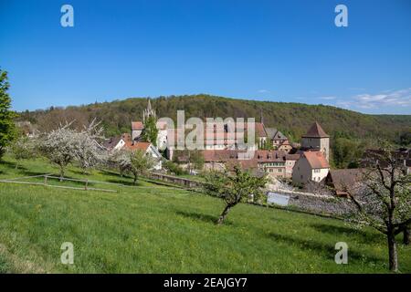 Vue sur le monastère de Bebenhausen près de Tuebingen Banque D'Images